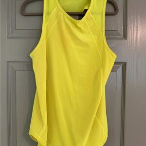 lululemon athletica Neon Yellow Racerback Tank